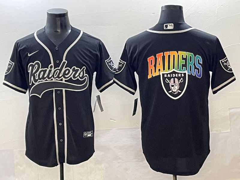 Men 2025 Oakland Raiders Blank Black Joint Name Nike Limited NFL Jersey style 21->oakland raiders->NFL Jersey